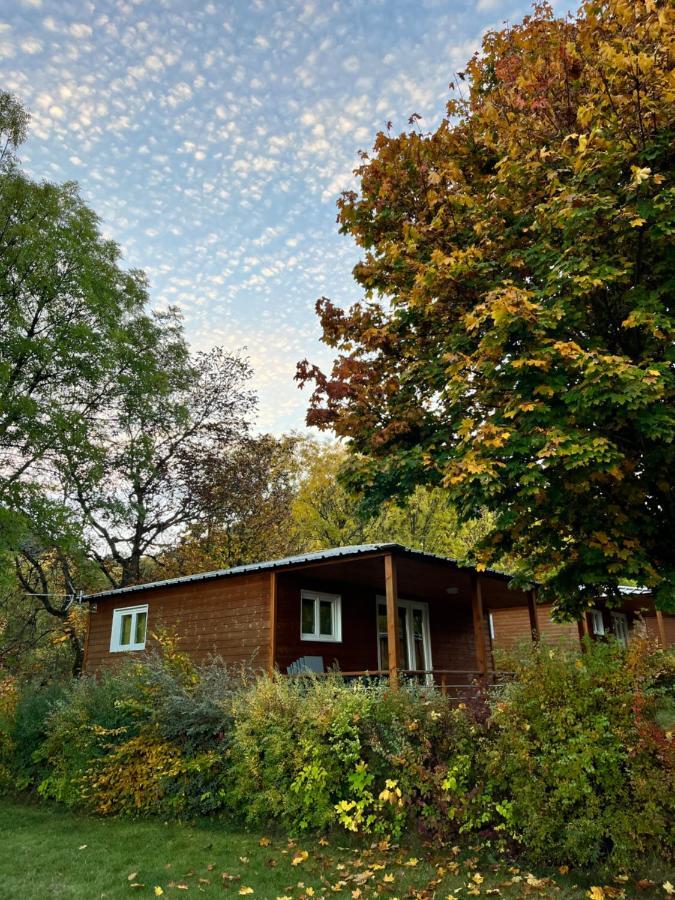 Village De Chalets Et Camping La Pierre De L'Aigle La Bréole Esterno foto